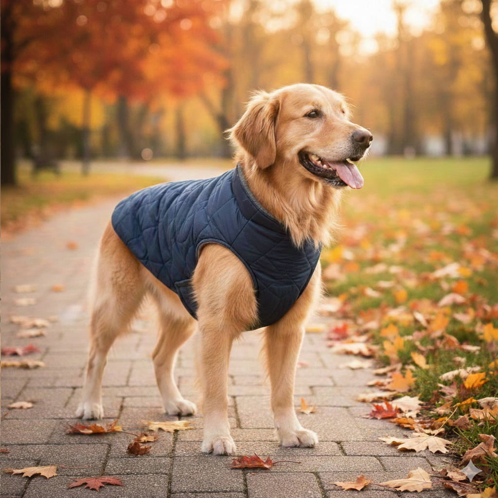 Dog Quilted Jacket