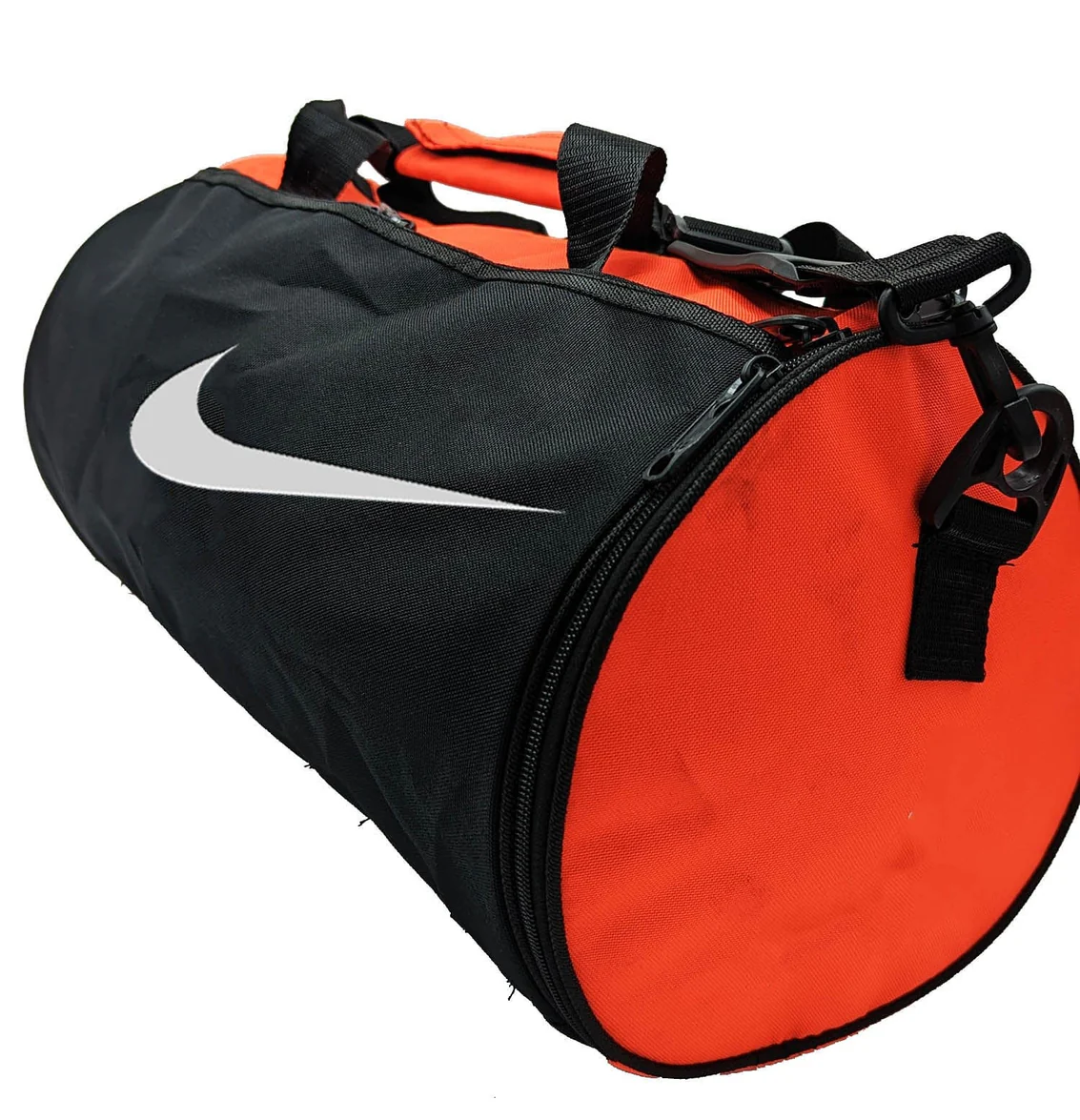 NK Duffle Stripes With Shoe Compartment org - 18 Inches