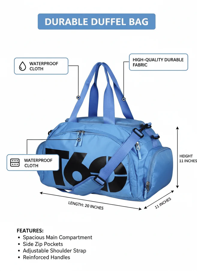 T60 Backpack 2 in 1 with Shoe Compartment