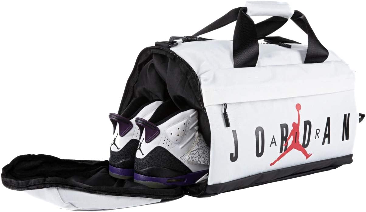 Nk Air Jordan Duffle Bag - White 22 Inches