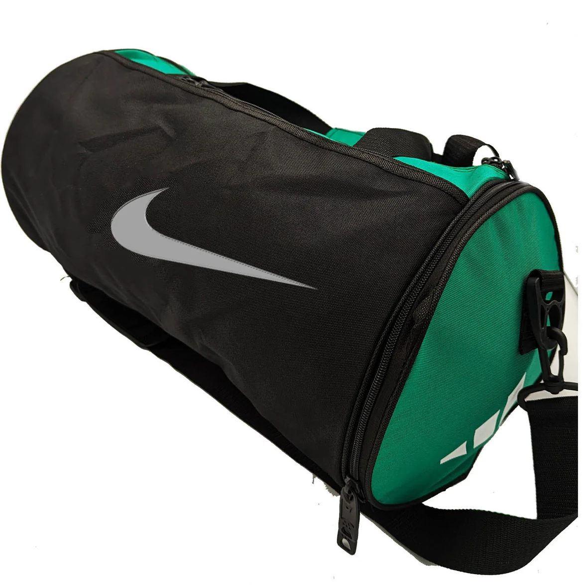 NK Duffle Bag With Shoe Compartment Dark Green - 18 Inches