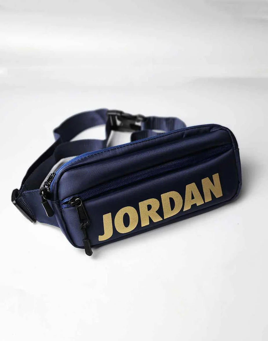 Jordan Waist & Cross Body Bag - Blue and BlackJordan Waist & Cross Body Bag - Blue and Black