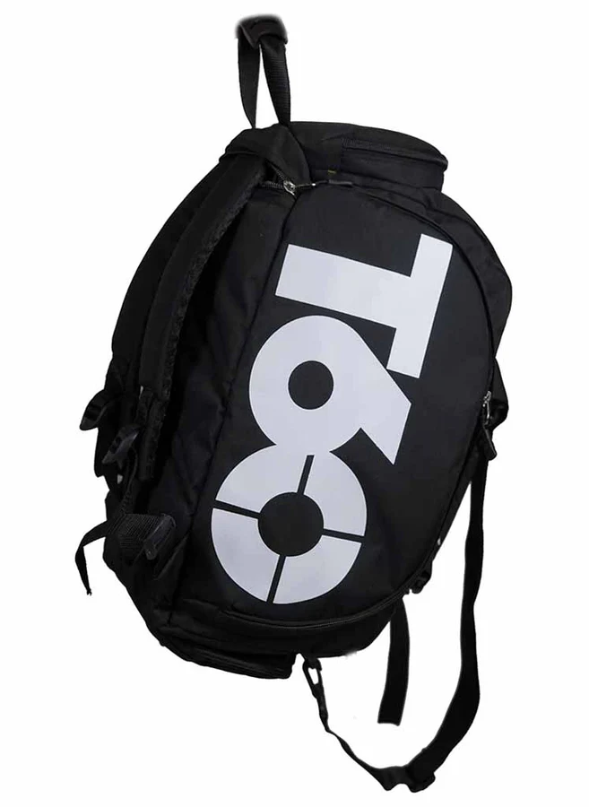 T60 Backpack 2 in 1 Bag with Shoe Compartment - Black