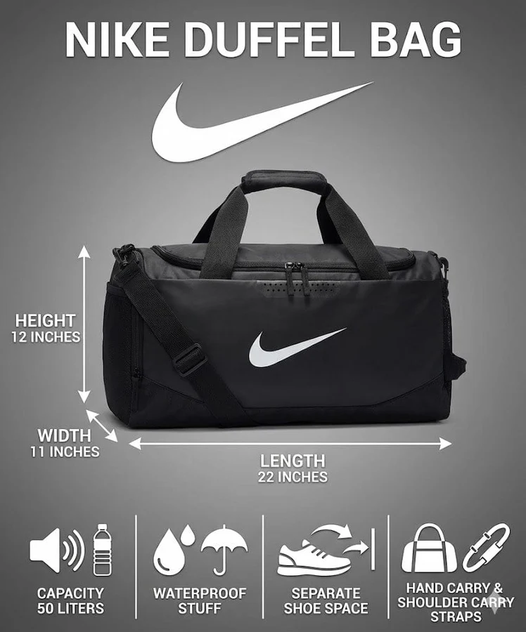 Nike Gym Duffel Bag
