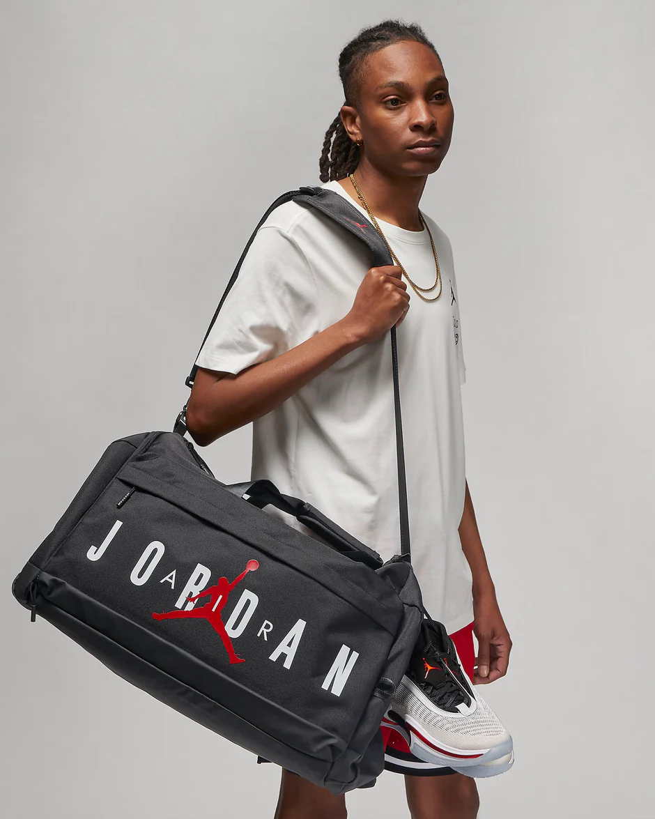 Nk Air Jordan Velocity Duffle Bag - Black 22 Inches