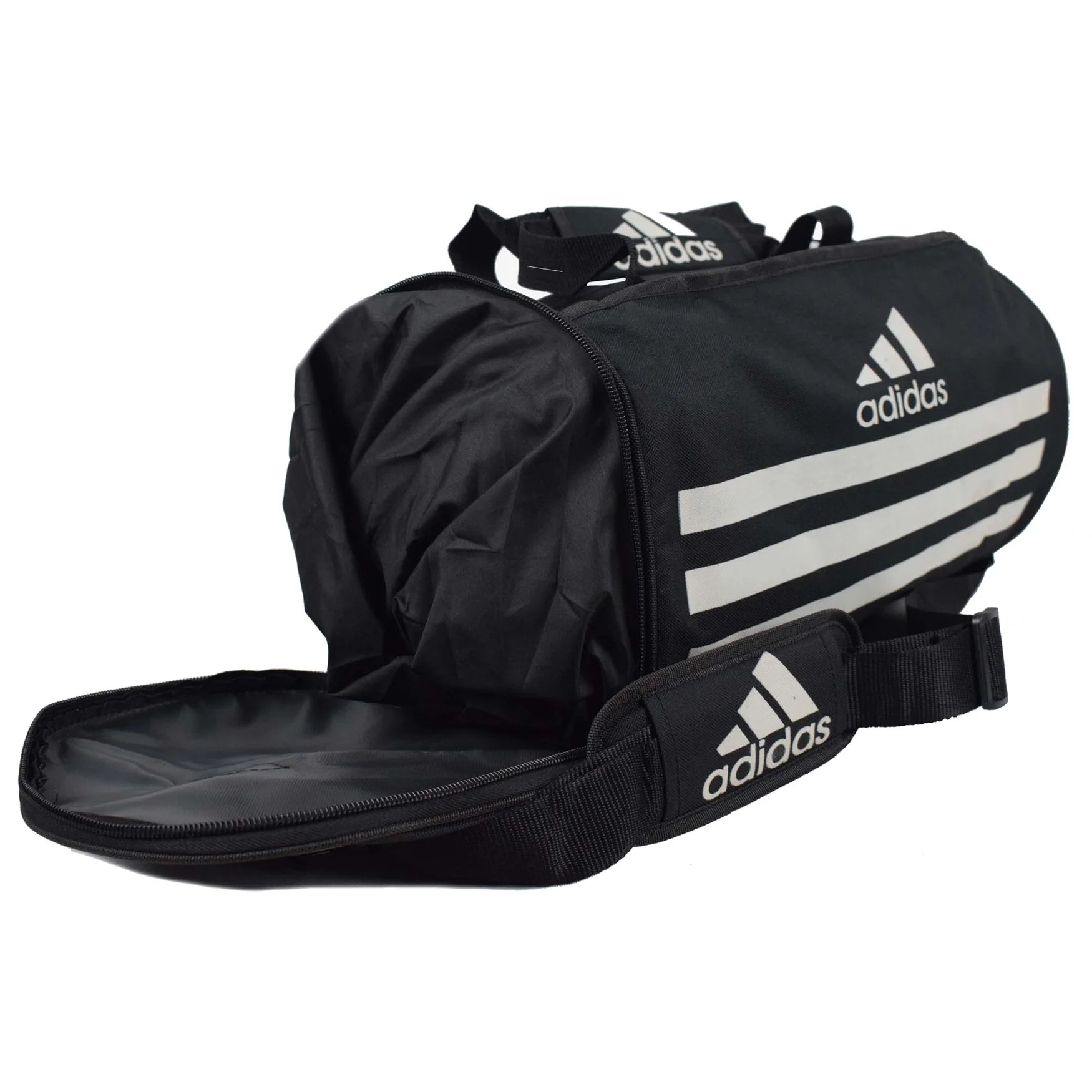 Ads Duffle bag With Shoe Compartment Red & Black - 18 inches