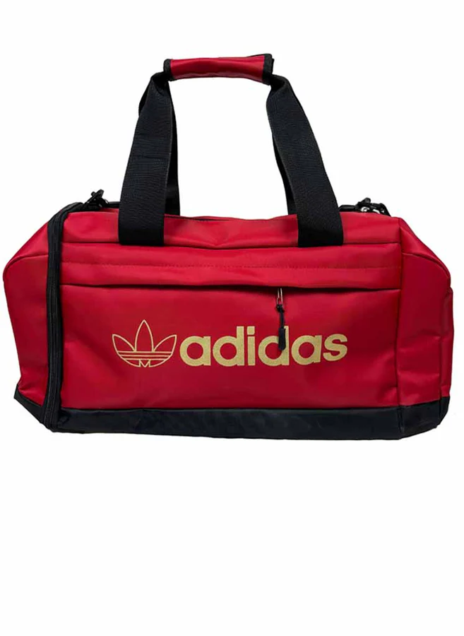 Adidas Red Sports Duffle Bag