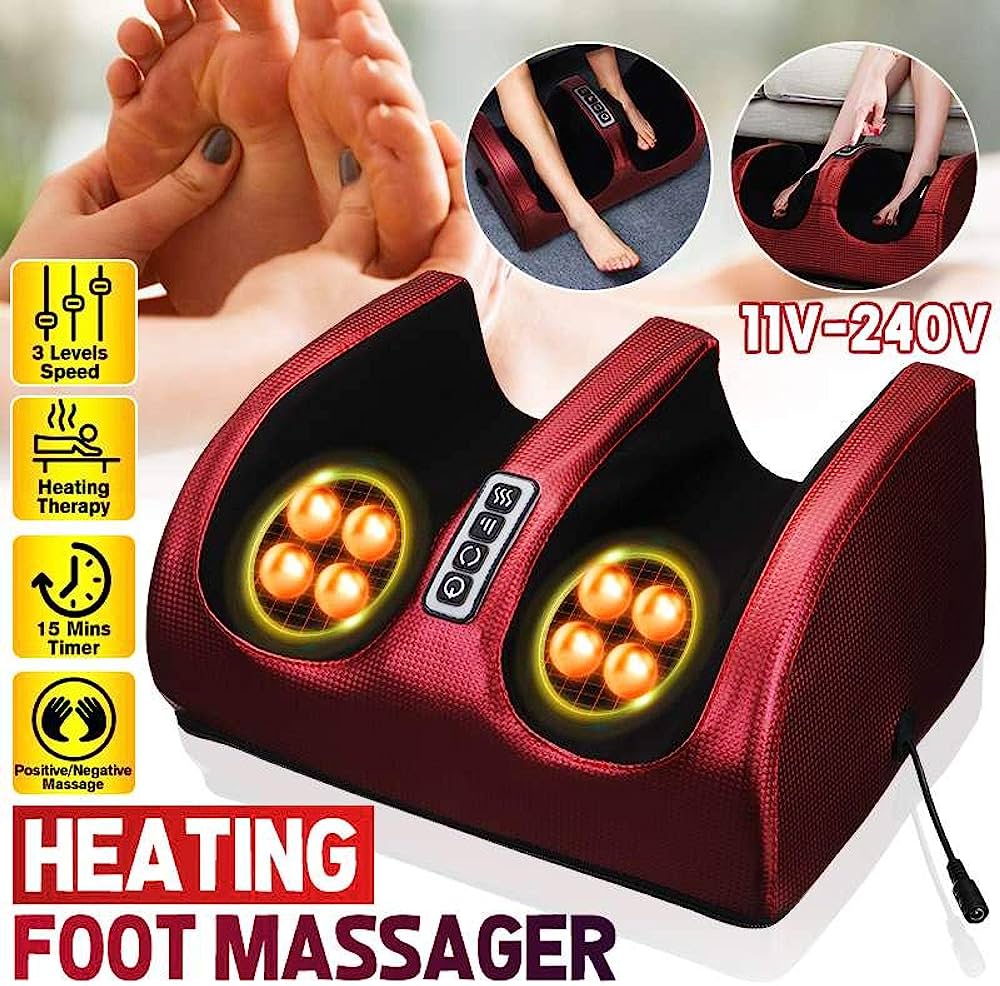 Renkai Heat Foot Massager - Black