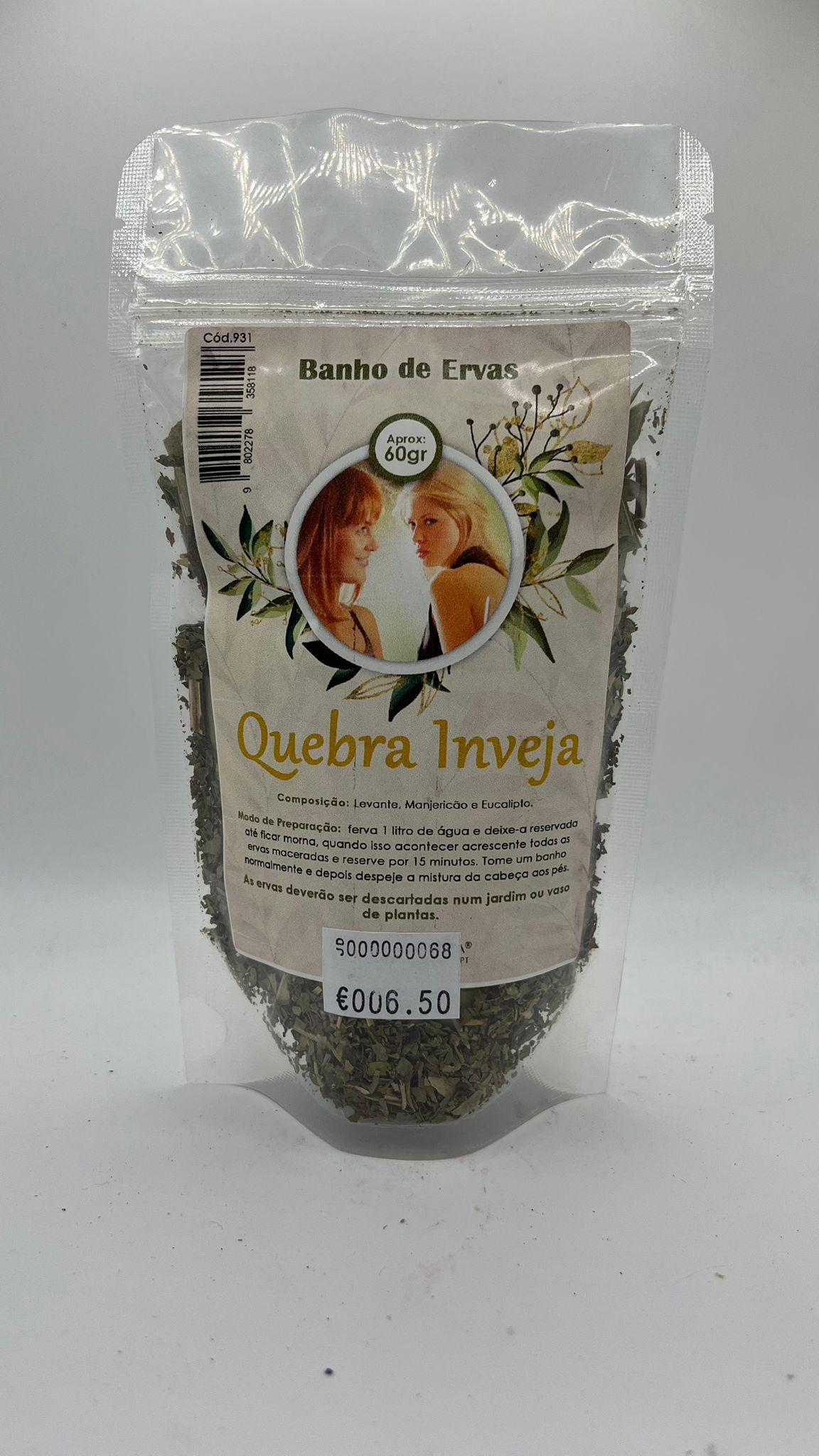 Banho de Ervas Quebra Inveja