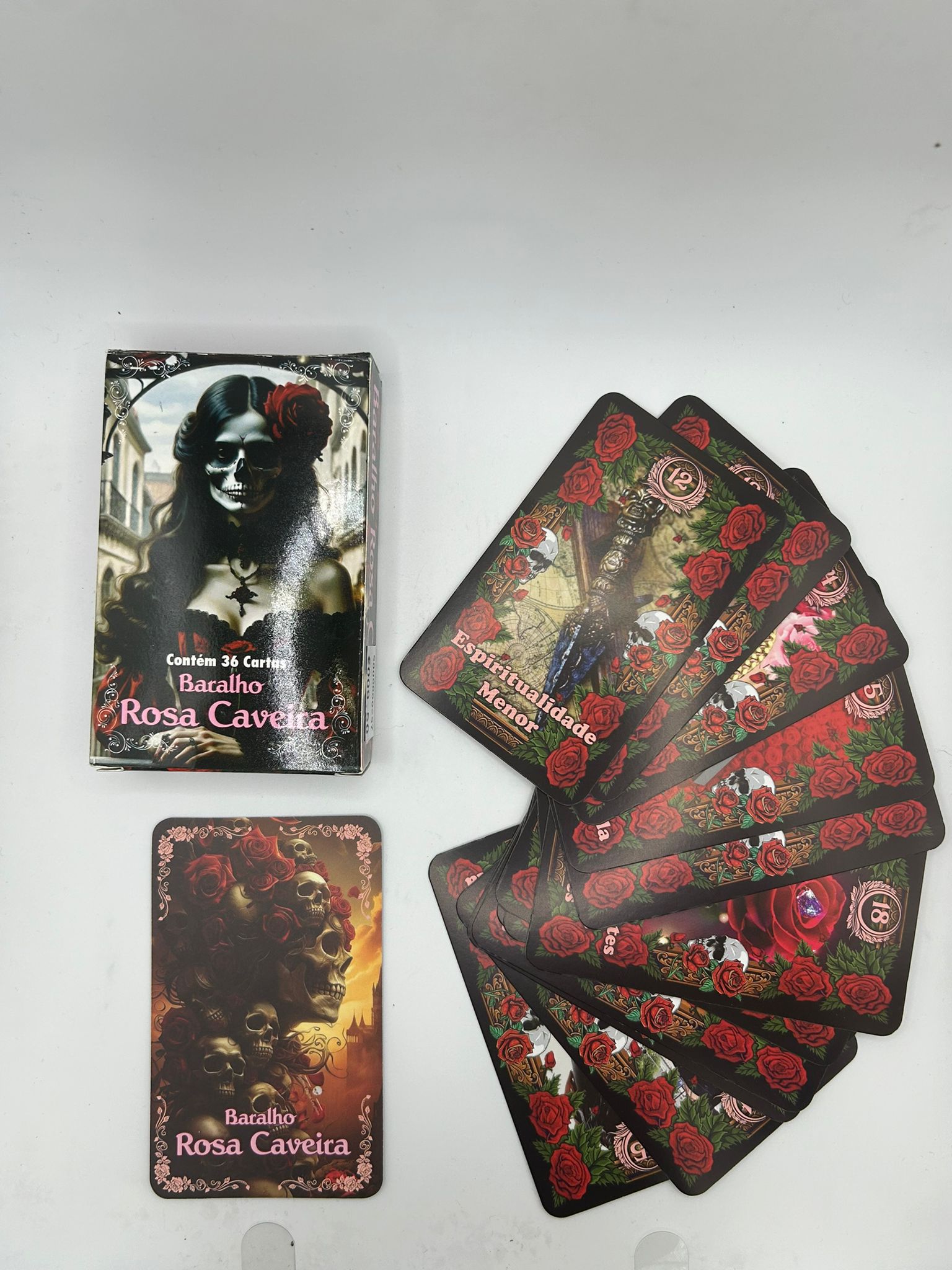 Baralho Rosa Caveira