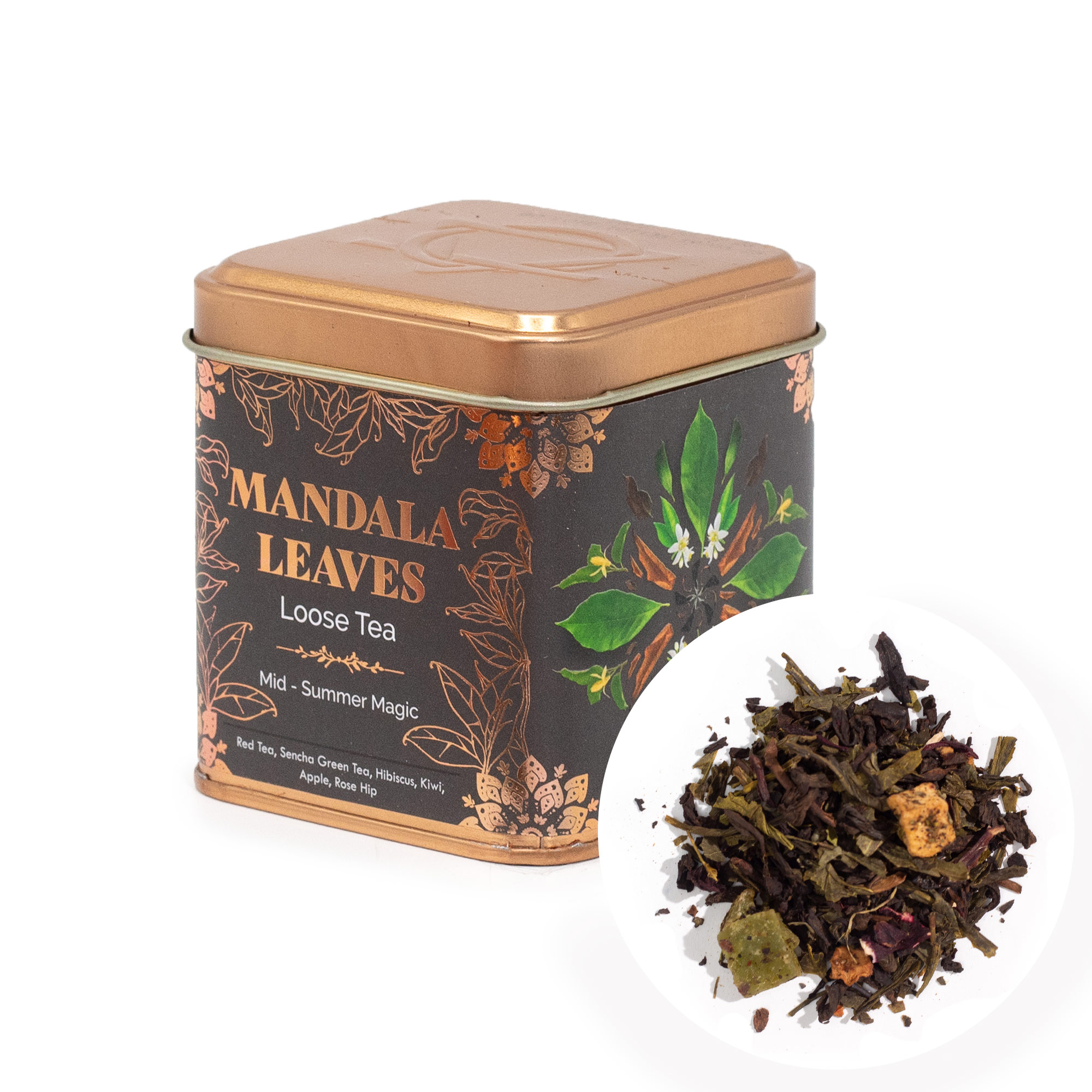Magie de Vară – Infuzie fructată cu ceai verde și hibiscus (50g)