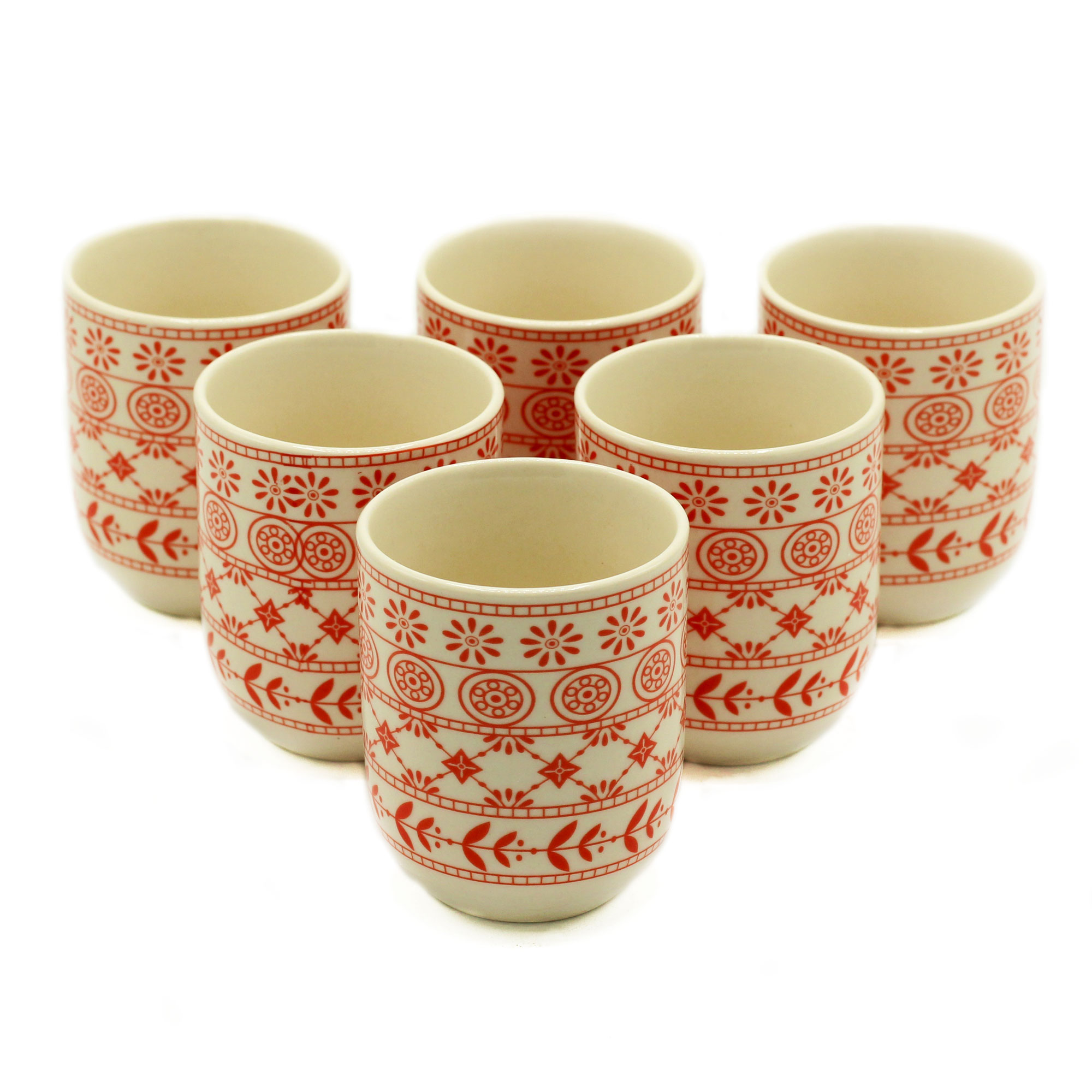 Ambra – Set de 6 Căni din Ceramică (190ml)