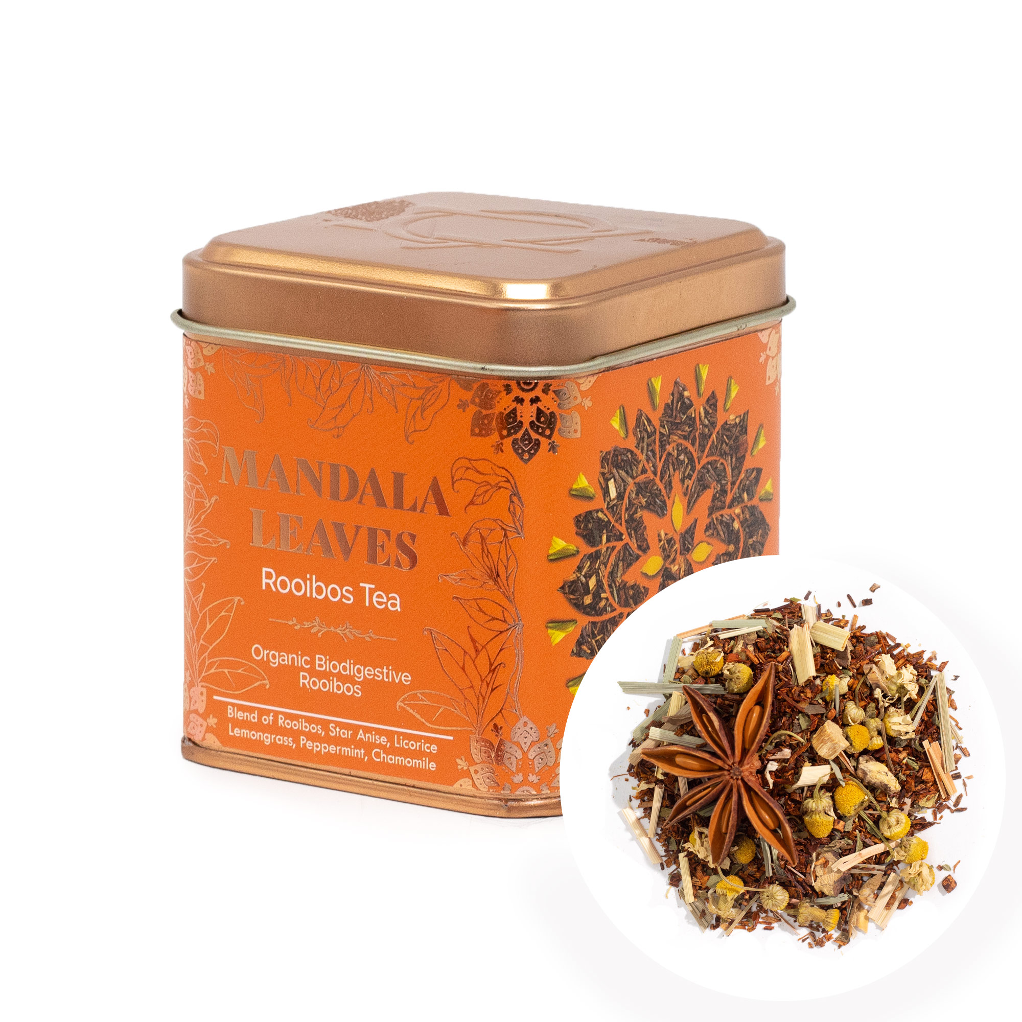 Ritual de Seară – Infuzie Rooibos digestivă cu plante (50g)