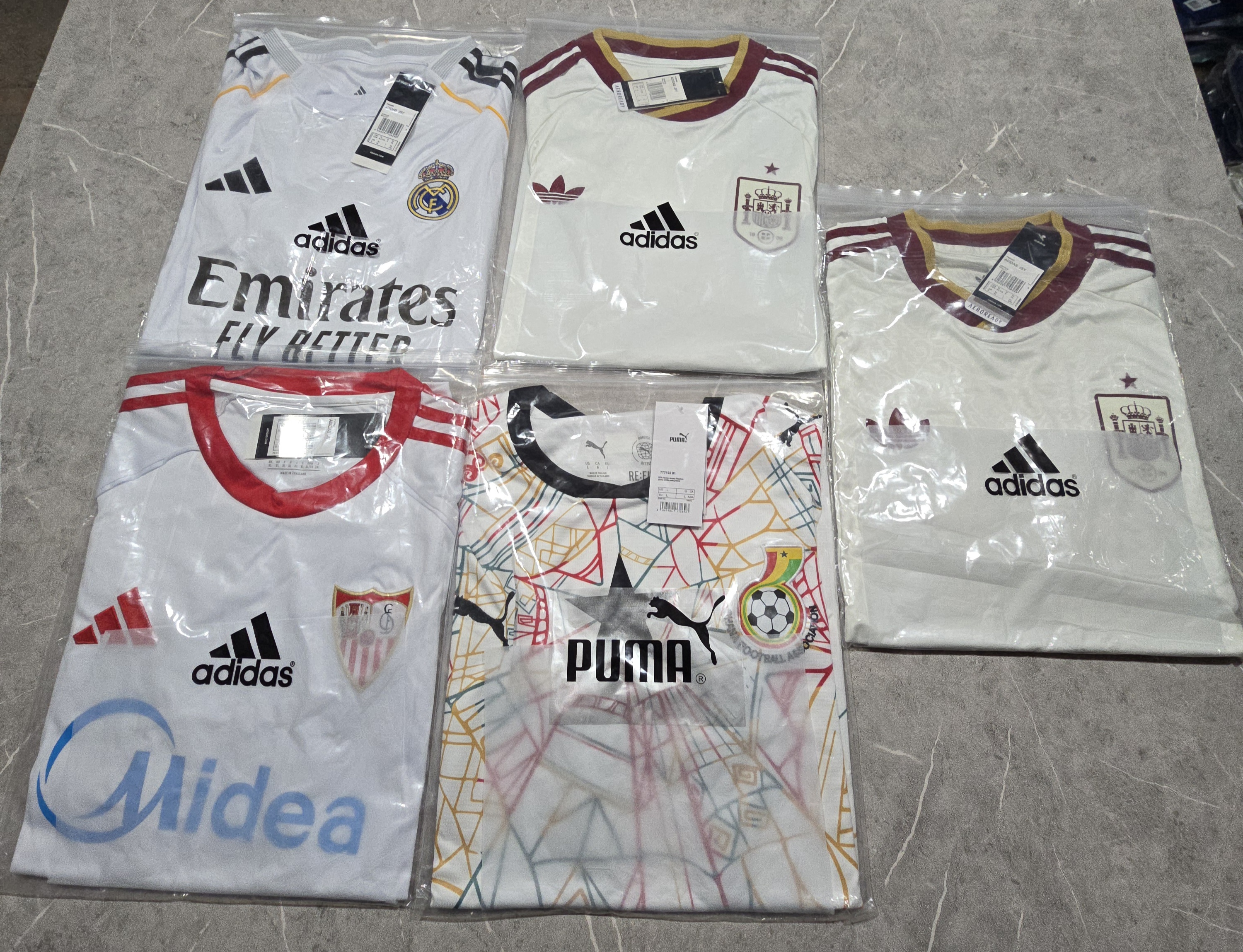 5 camisetas nuevas de futbol