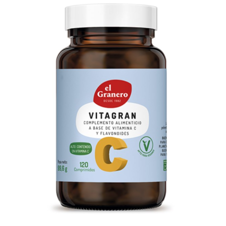 Vitagran C + Bioflavonoides 120 comprimidos de El Granero Integral