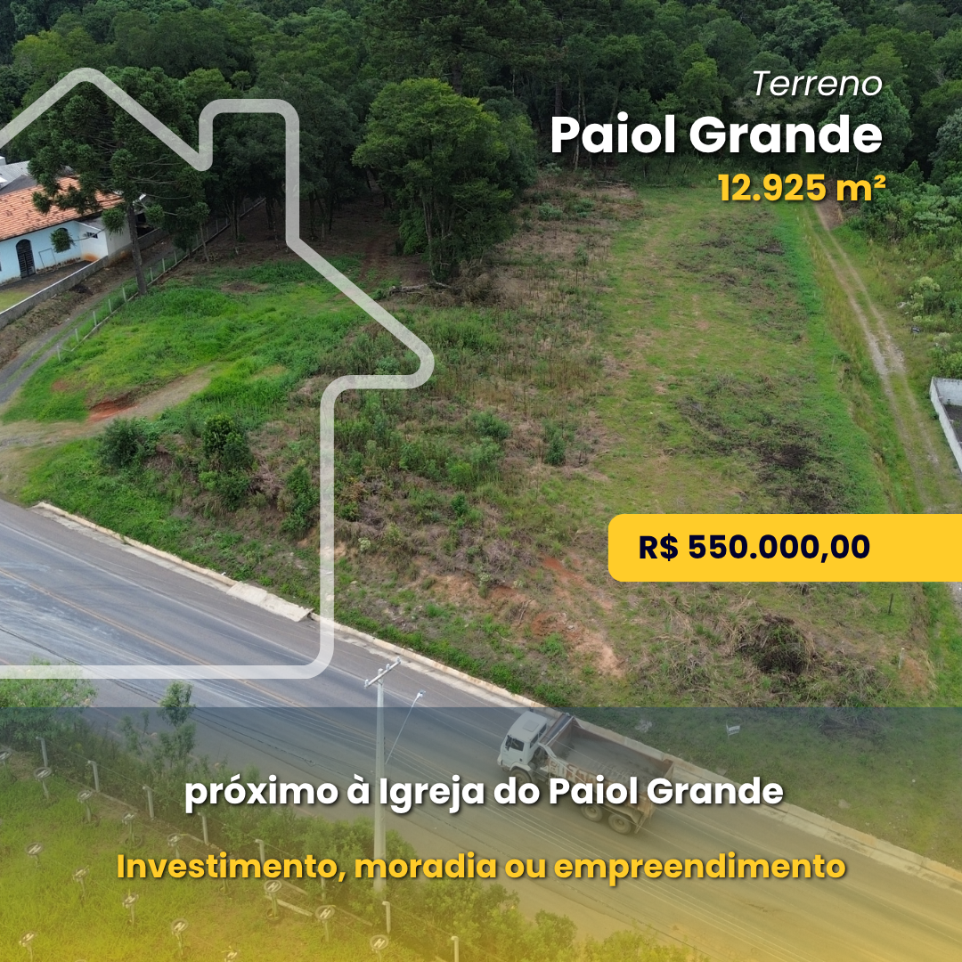 Terreno no Paiol Grande
