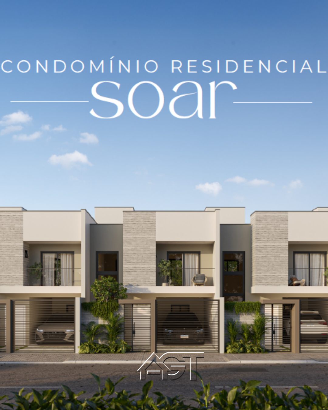 Sobrados em construção