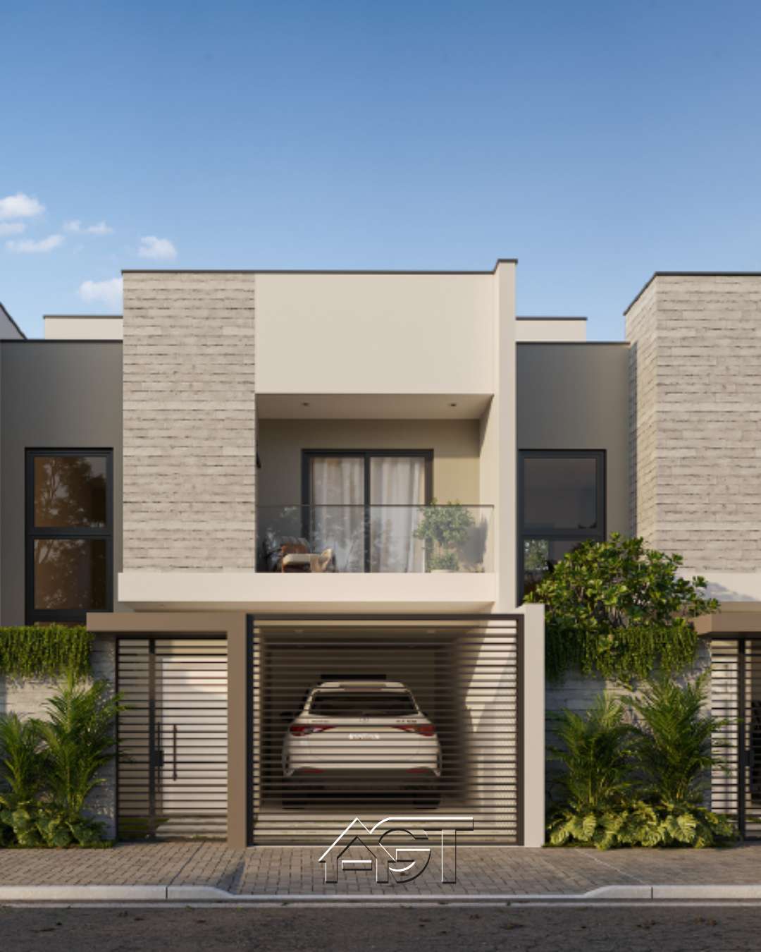 Sobrados em construção