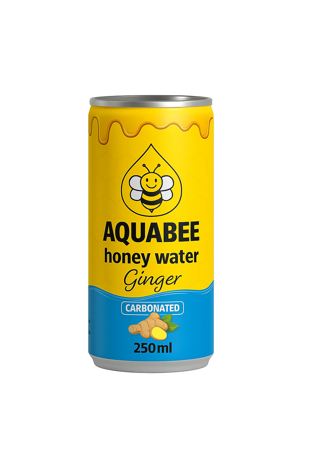 AquaBee Ginger Honey Water – 24 x 250 ml Price includes Dutch can deposit: 24 × €0.15 = €3.60.)