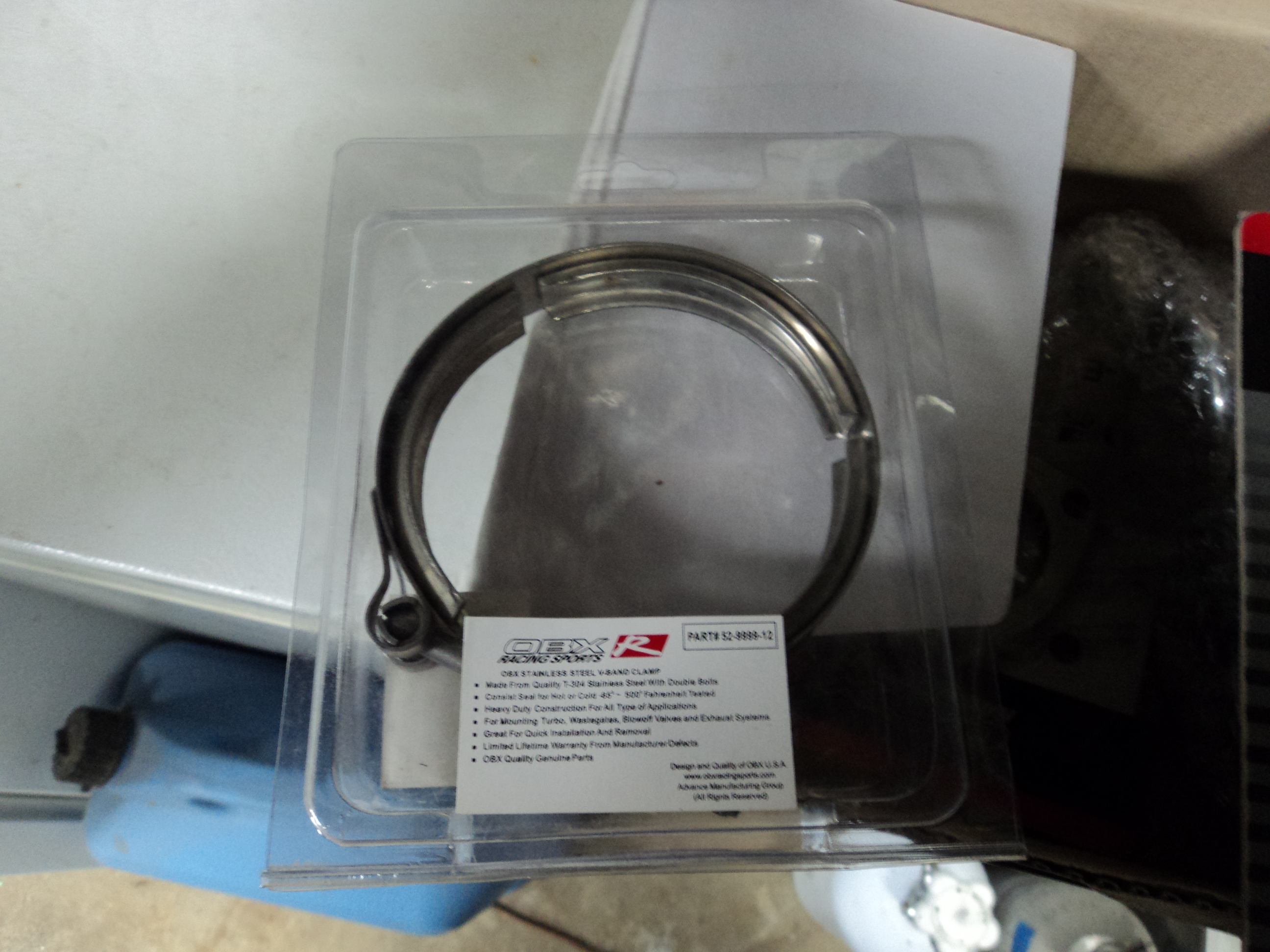 OBX Stainless Steel V-Band Clamp Kit – Turbo / Exhaust Quick-Release Clamp