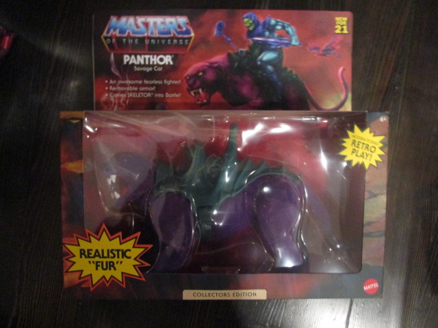 Masters of the Universe Panthor Savage Cat Realistic Fur– Masters of the Universe Retro Play 