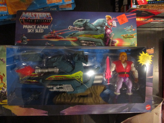 Masters of the Universe Prince Adam Sky Sled Vehicle w/ Figure – Masters of the Universe Retro Play – Mattel 