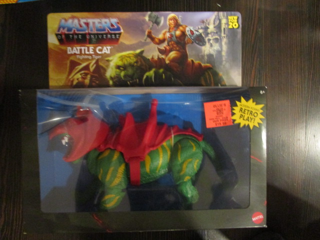 Masters of the Universe Battle Cat Fighting Tiger – Masters of the Universe Retro Play – Mattel 