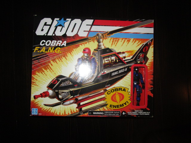 G.I. Joe Cobra F.A.N.G. Helicopter w/ Pilot – G.I. Joe Cobra Enemy Vehicle 
