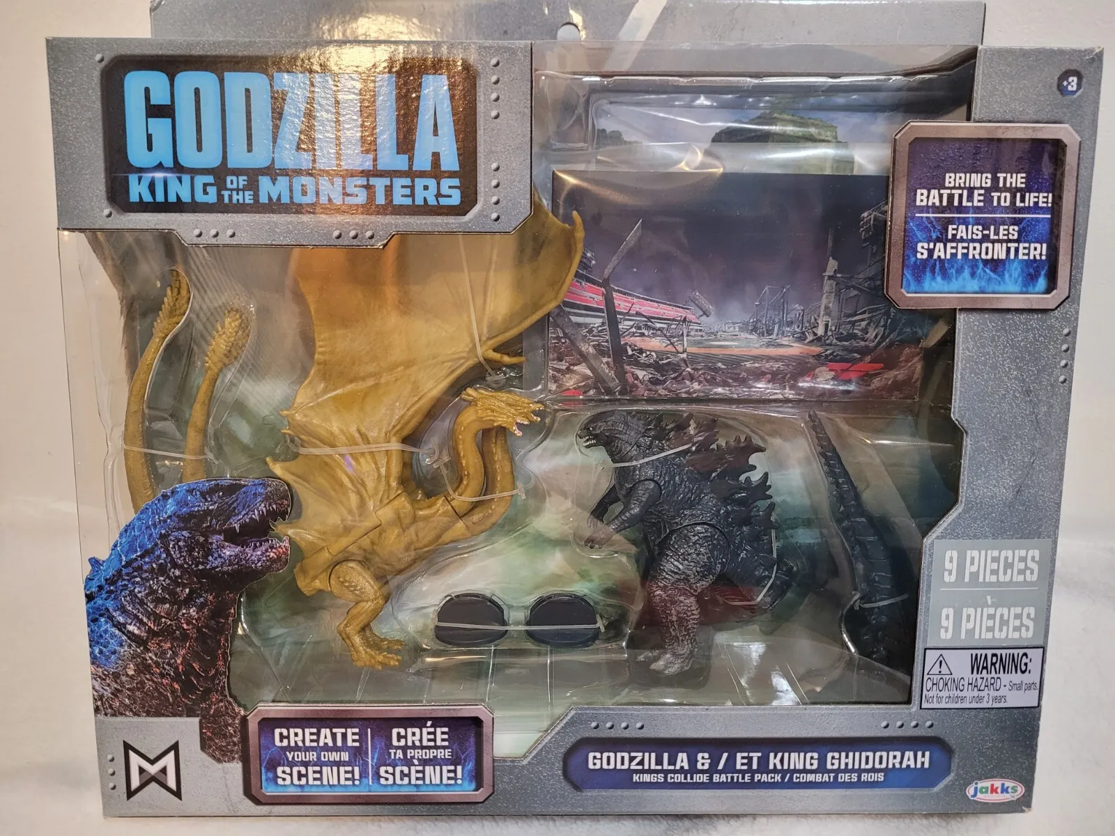 Godzilla: King of the Monsters Godzilla vs King Ghidorah Kings Collide Battle Pack 