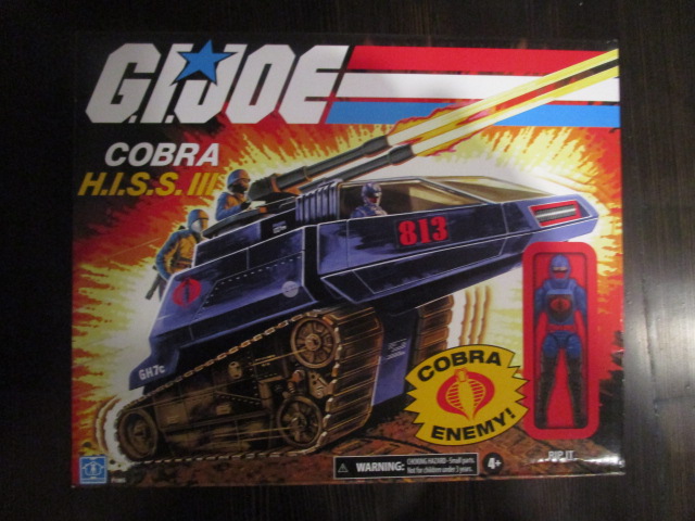 G.I. Joe Cobra H.I.S.S. III Tank w/ Cobra Driver 