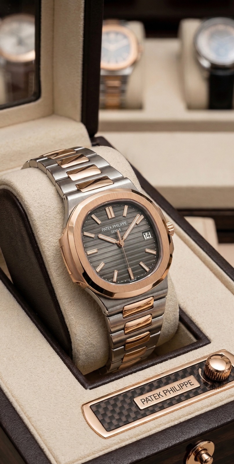 Luxury Two-Tone Wristwatch