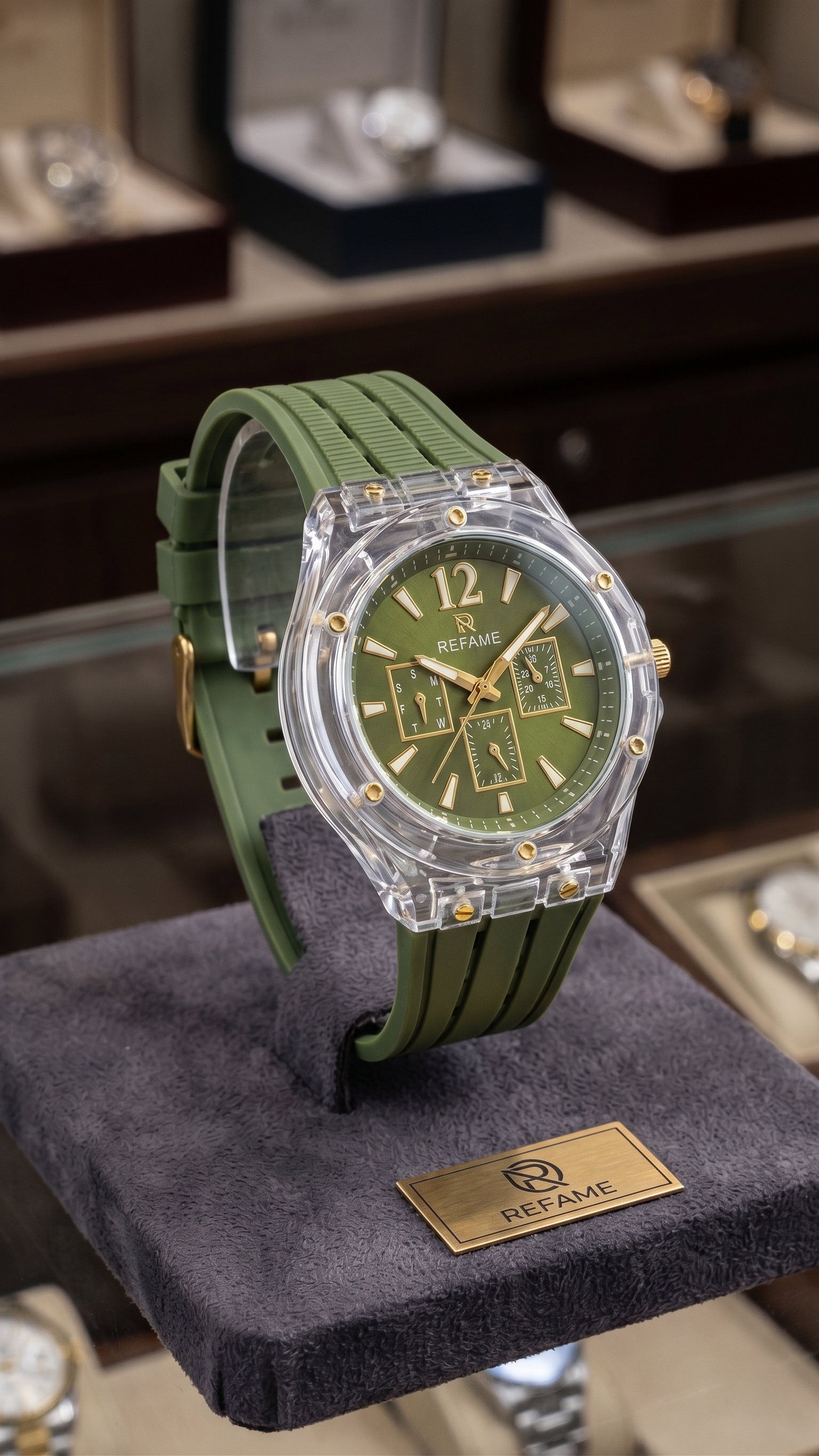 REFAME Transparent Chronograph Series