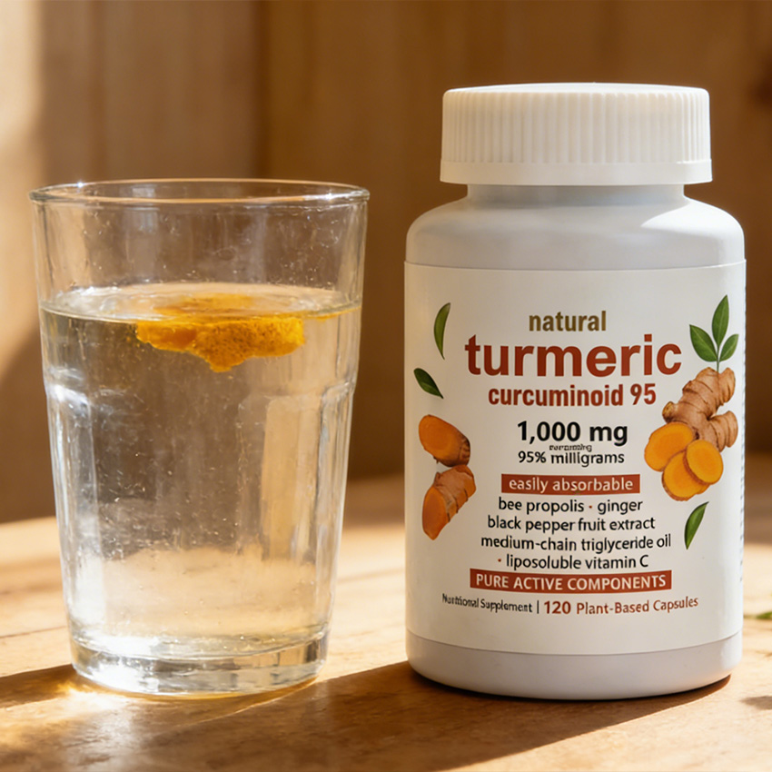 Natural Turmeric Curcuminoid 95 Capsules