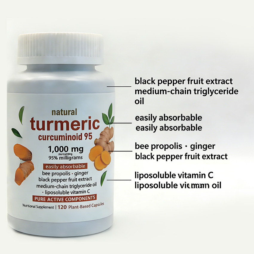 Natural Turmeric Curcuminoid 95 Capsules