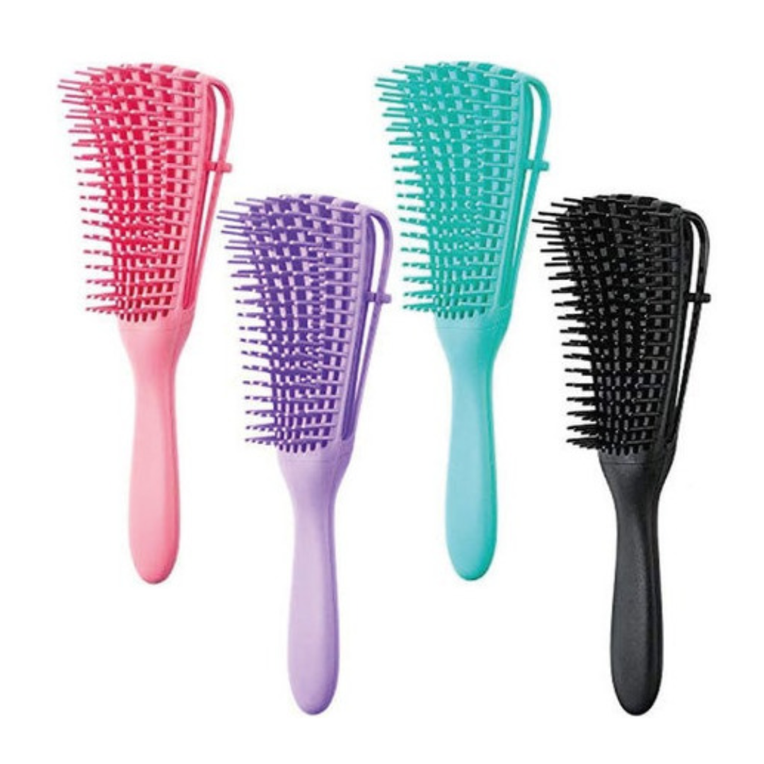 Cepillo para definir y desenredar el cabello antifrizz 