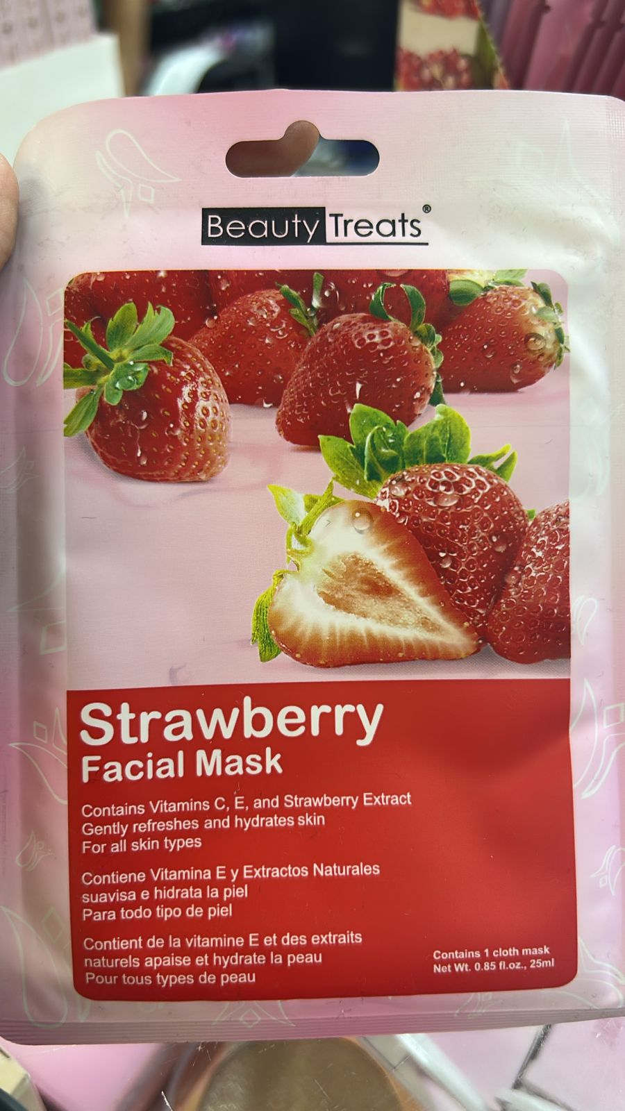 Mascarilla Facial de  Beauty Treats – Hidratación y Glow instantáneo