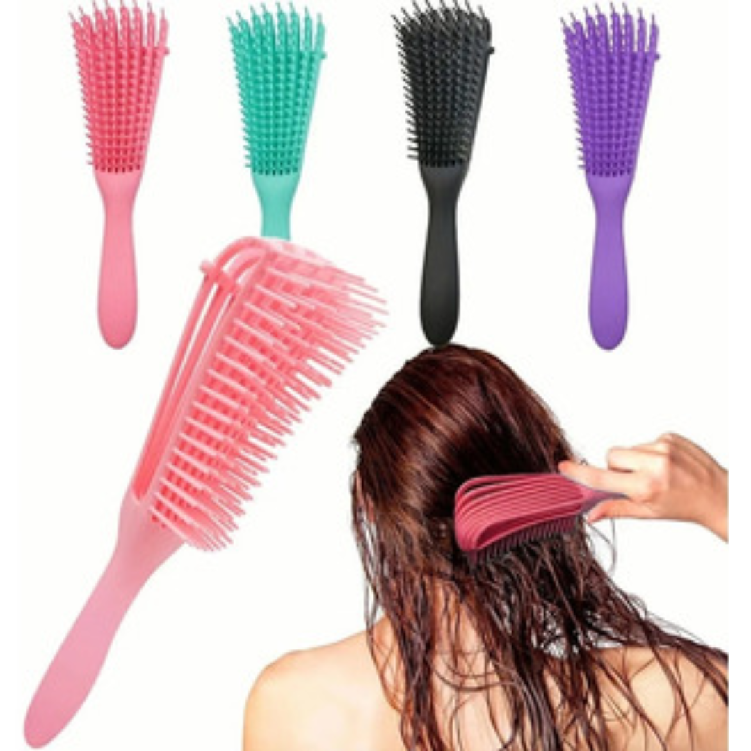 Cepillo para definir y desenredar el cabello antifrizz 