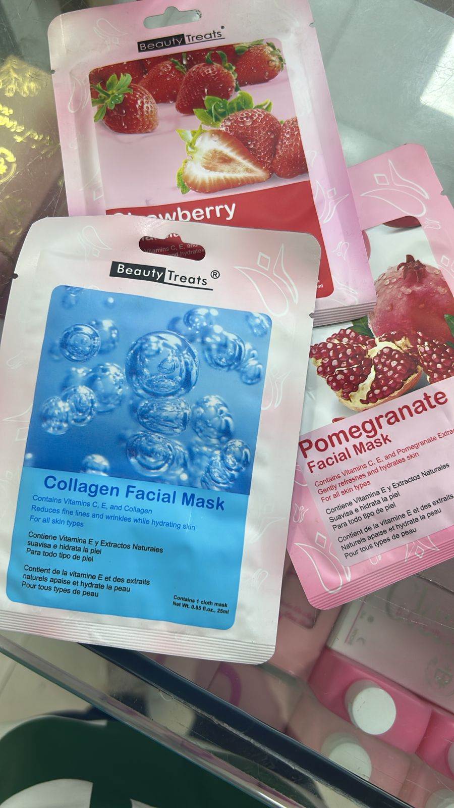 Mascarilla Facial de  Beauty Treats – Hidratación y Glow instantáneo