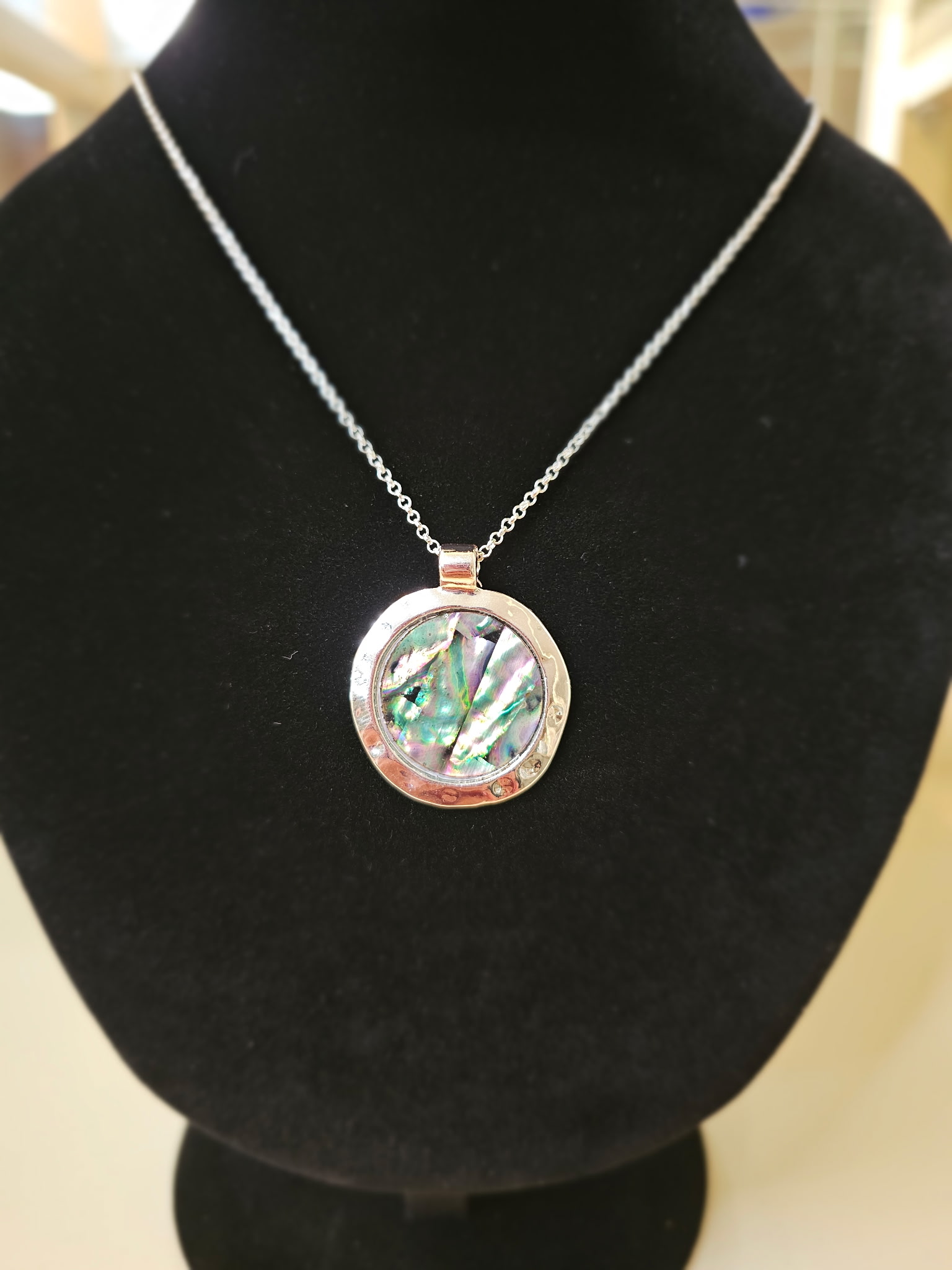 Abalone Shell Pendant Necklace