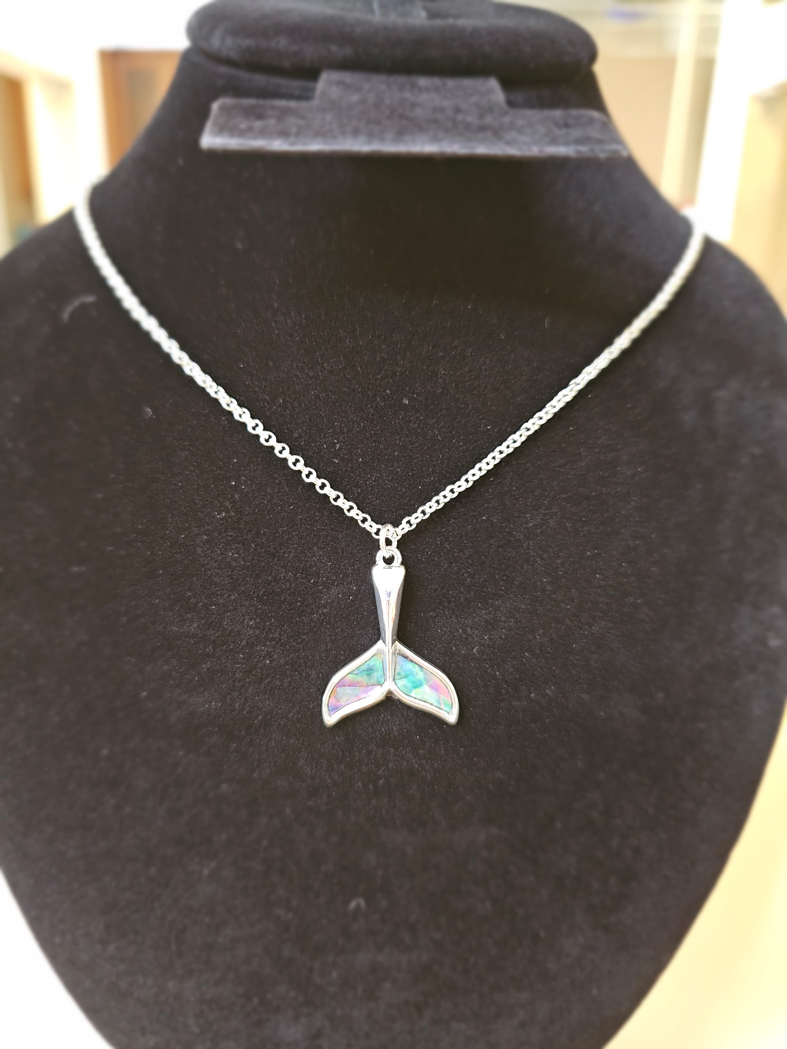 Whale Tail Pendant Necklace