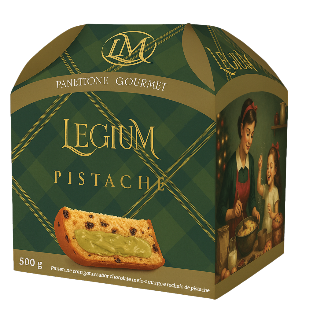 Panettone Trufado  de Pistache