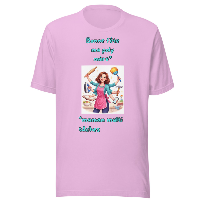 T-shirt Poly Mère-Girl