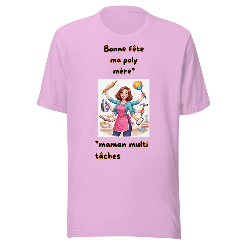 T-shirt Poly Mère-Girl
