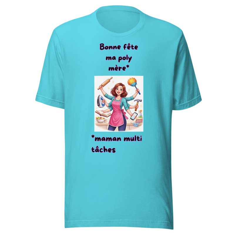 T-shirt Poly Mère-Girl