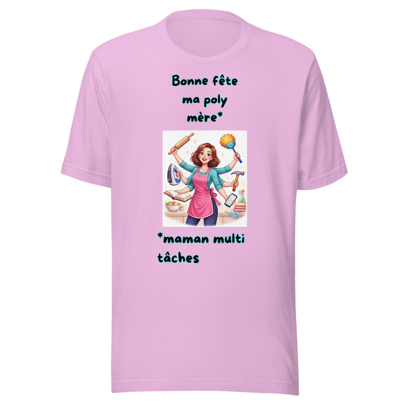 T-shirt Poly Mère-Girl