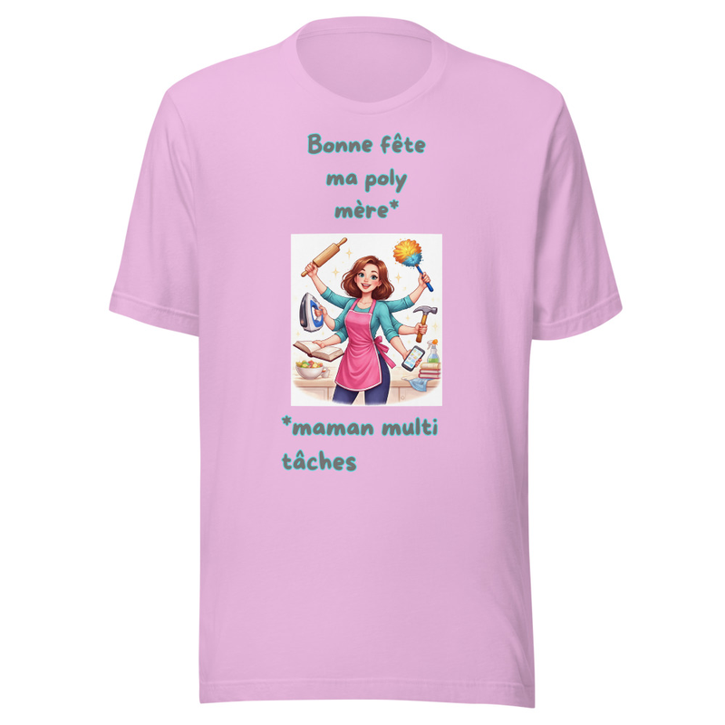 T-shirt Poly Mère-Girl