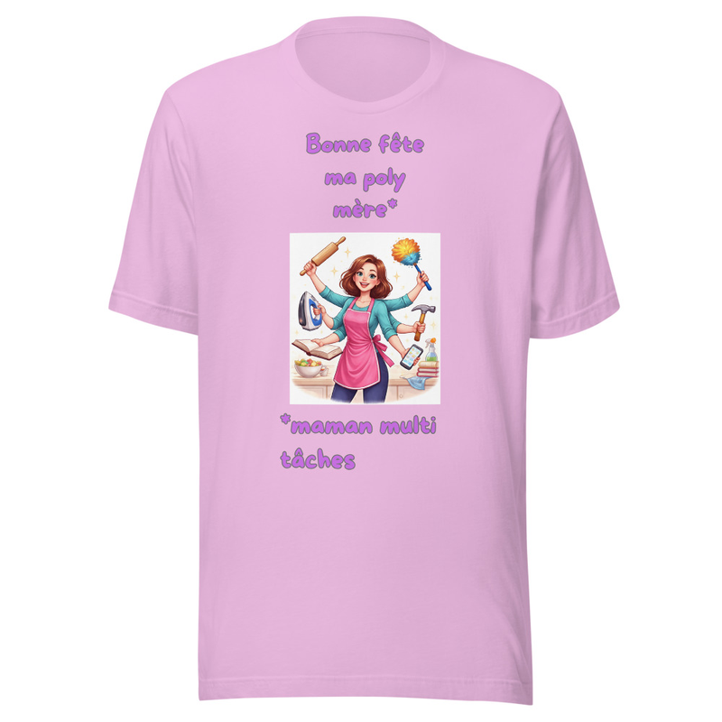 T-shirt Poly Mère-Girl