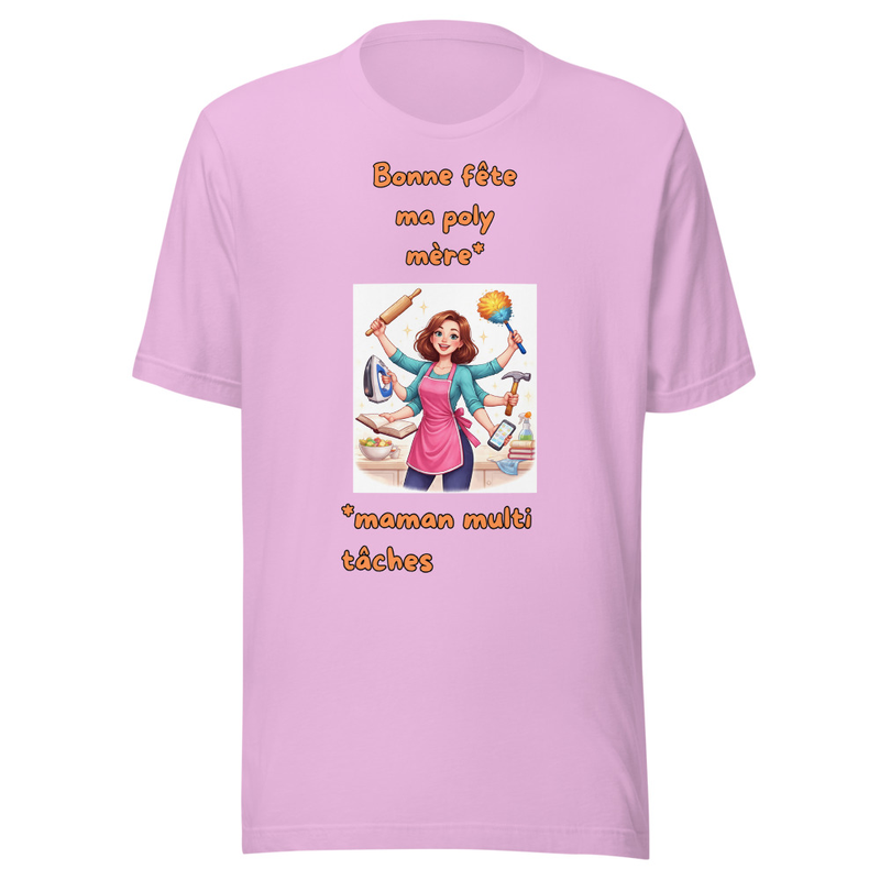 T-shirt Poly Mère-Girl