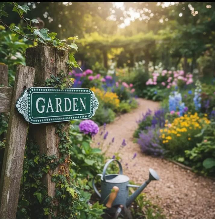 Placa Decorativa Garden G