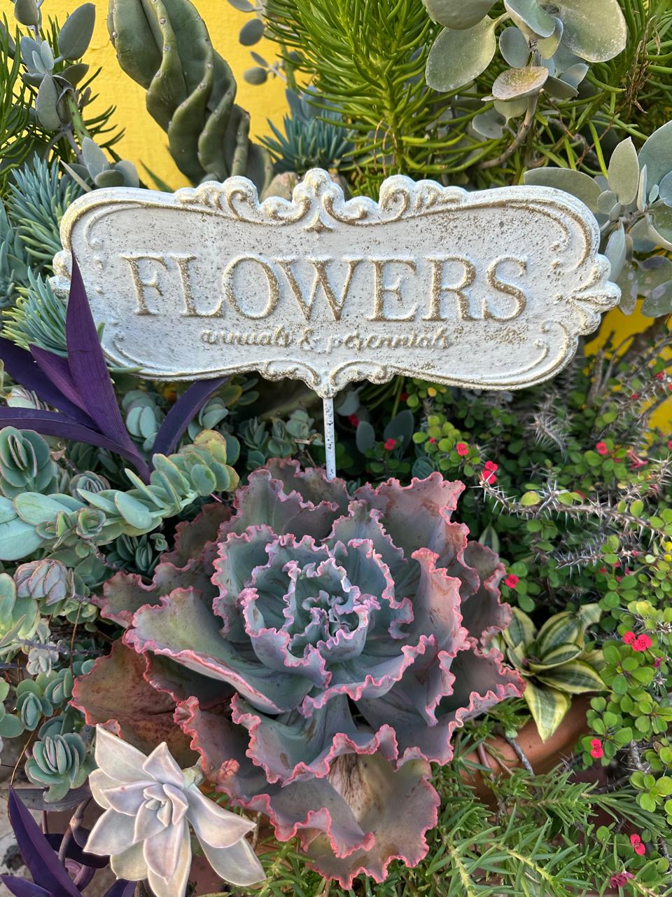 Estaca Decorativa Flowers para Jardim